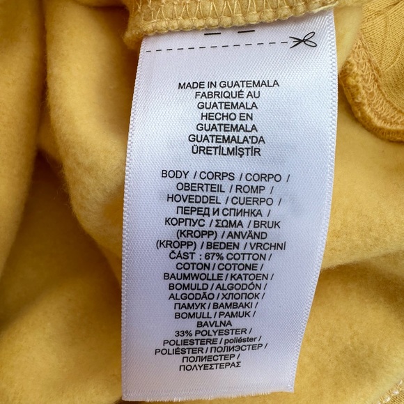 Polo Ralph Lauren Men XLT TeddyBear Beach Ball Yellow Crew Sweatshirt SweaterNWT - Picture 4 of 7